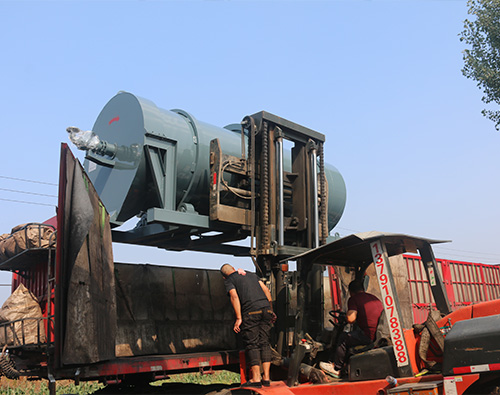 冷灰機設備裝車現場